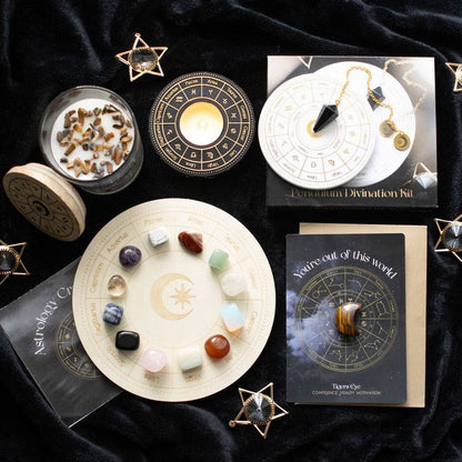 Astrology Wheel Pendulum Divination Kit - Crystal Nest