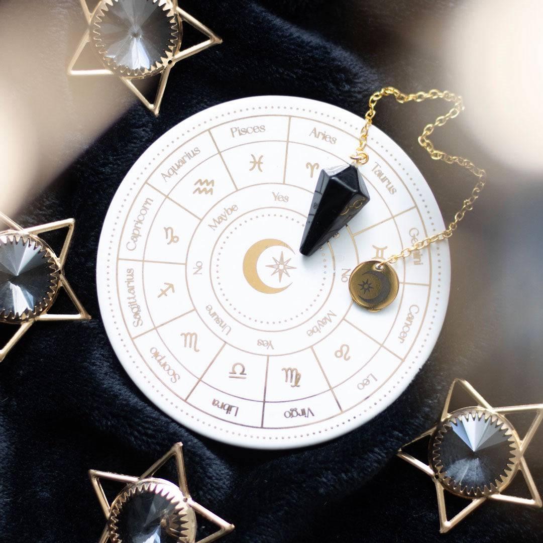 Astrology Wheel Pendulum Divination Kit - Crystal Nest