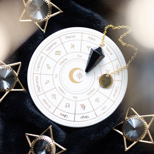 Astrology Wheel Pendulum Divination Kit - Crystal Nest