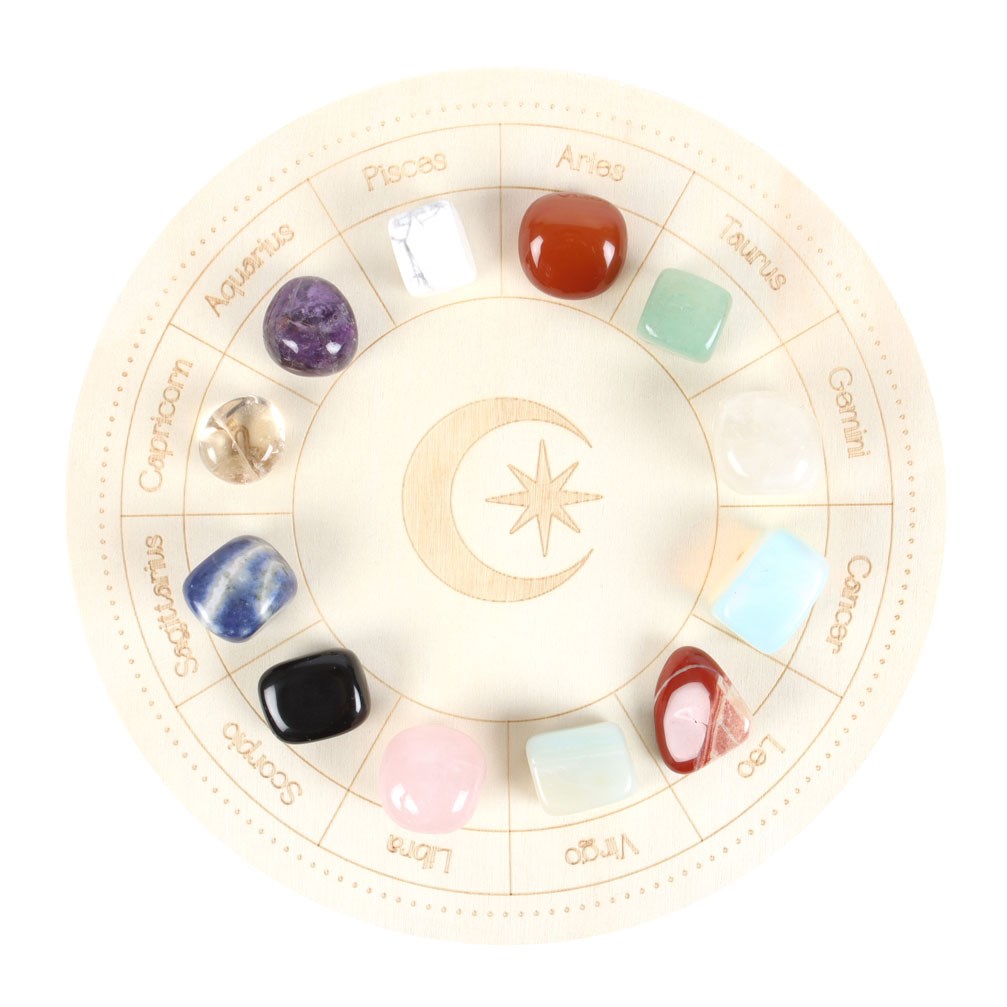 Astrology Wheel - Crystal Grid Set