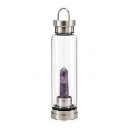 Amethyst Crystal Infused Water Bottle | 500ml