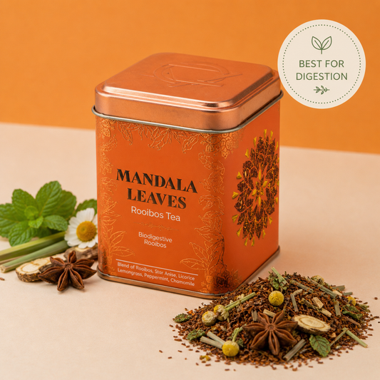 Biodigest Rooibos Tea | Caffeine-Free Digestive Herbal Blend (50g Tin)