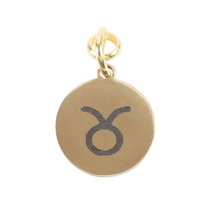 Taurus Gold Tone Zodiac Sign Charm