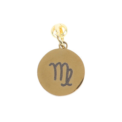 Virgo Gold Tone Zodiac Sign Charm