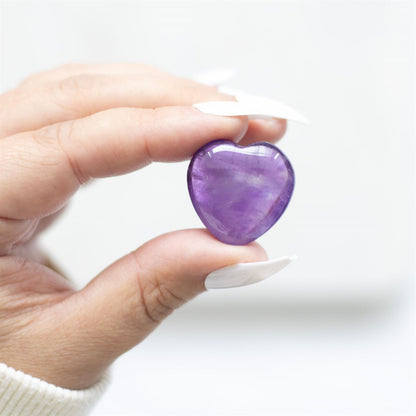 You are so Special - Amethyst Crystal Heart – A Token of Clarity and Protection