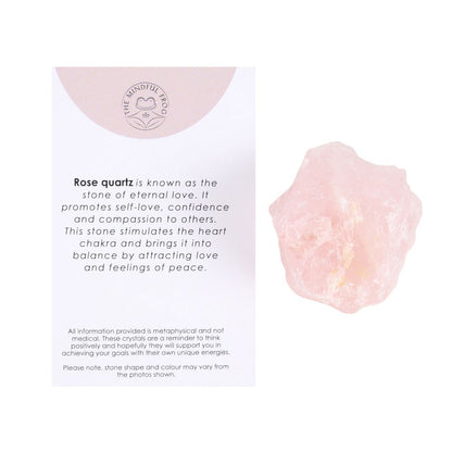 Rose Quartz Rough Healing Crystal - Love and Confidence