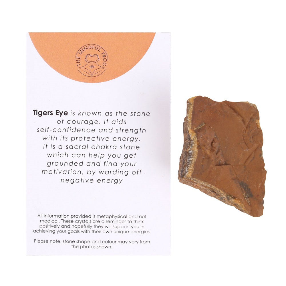 Tiger's Eye Rough Healing Crystal - Protection and Confidence