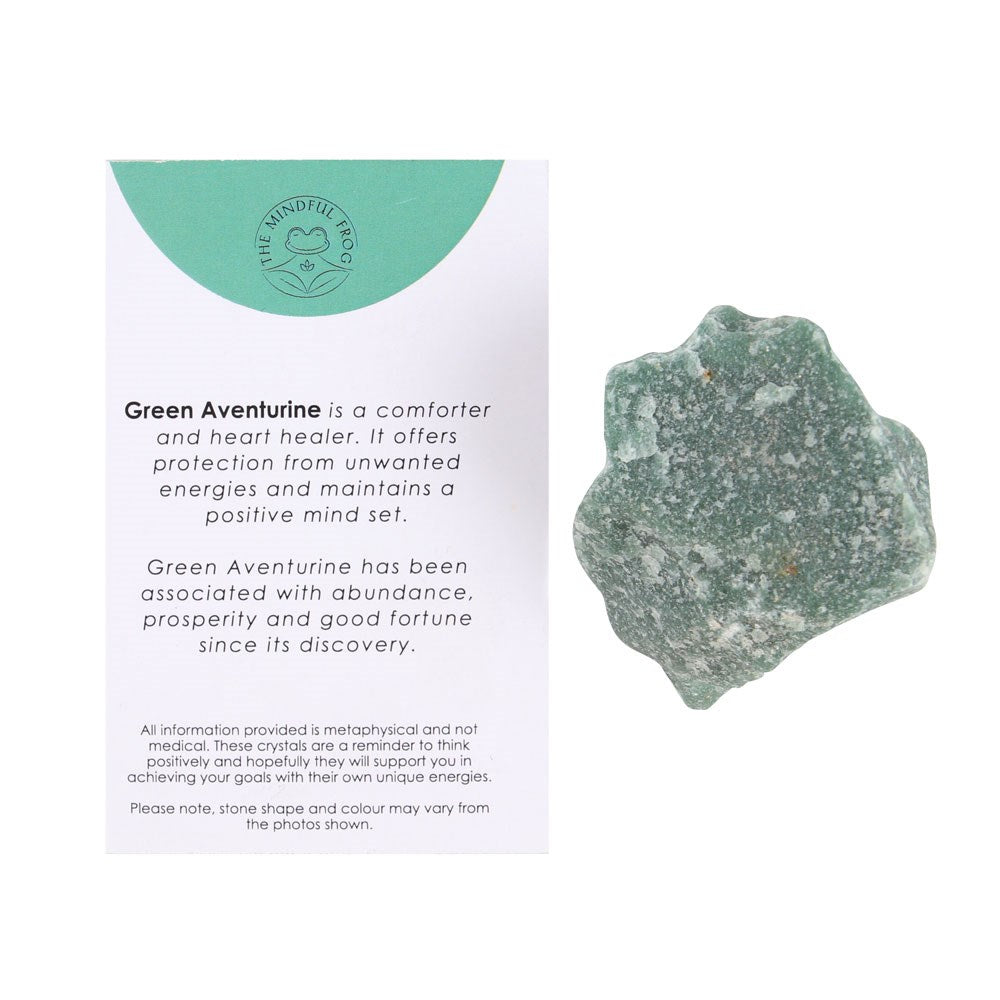 Green Aventurine Rough Healing Crystal - Calm and Confidence