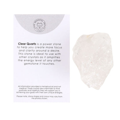 Clear Quartz Rough Healing Crystal - Harmony and Protection