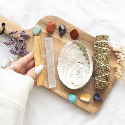 Divine Energy Smudge and Stone Wellness Kit - Crystal Nest