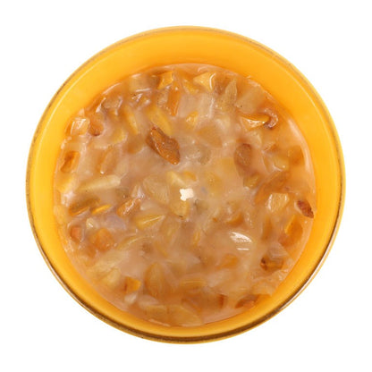 Gemini Zodiac Yellow Jade Crystal Candle - May 21 to June 20 - Crystal Nest
