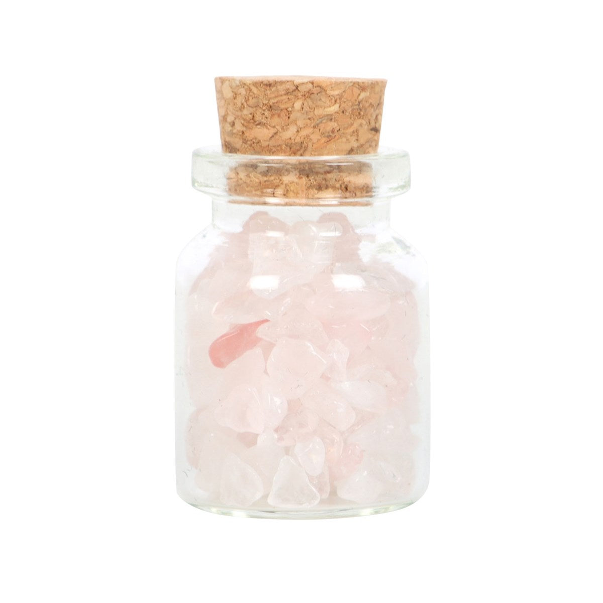 A Little Jar of Love - Rose Quartz Crystal Chips