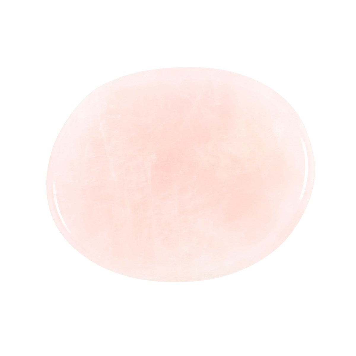 You Are Loved Rose Quartz Palm Stone | Healing Crystal Worry Stone