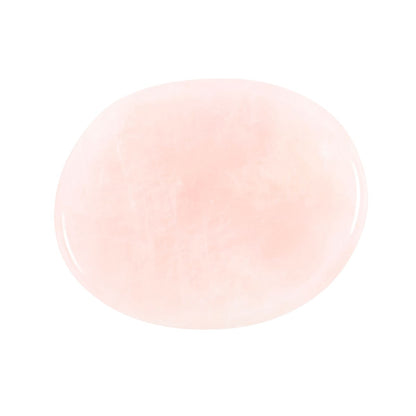 You Are Loved Rose Quartz Palm Stone | Healing Crystal Worry Stone