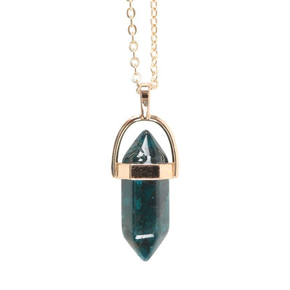 Apatite Crystal Point Pendant Necklace – Empower Your Confidence