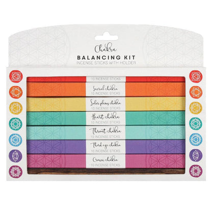 Chakra Incense Balancing Kit - Align & Uplift Your Energy - Crystal Nest