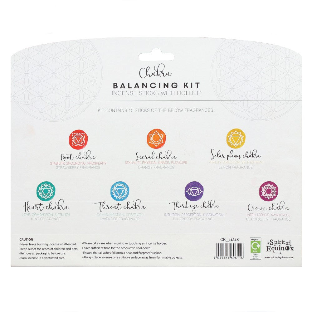 Chakra Incense Balancing Kit - Align & Uplift Your Energy