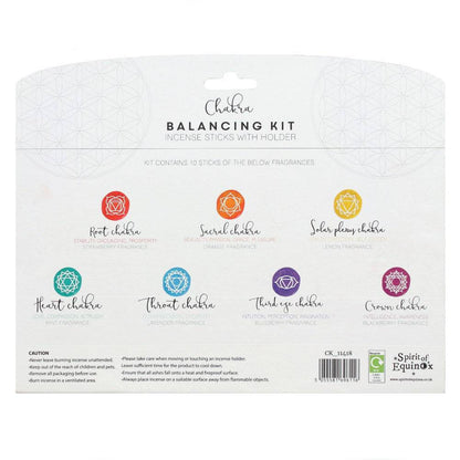Chakra Incense Balancing Kit - Align & Uplift Your Energy - Crystal Nest