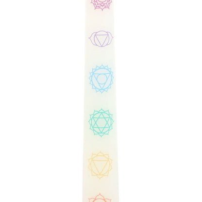 Chakra Balancing Taper Dinner Candles - Set of 3 - Crystal Nest