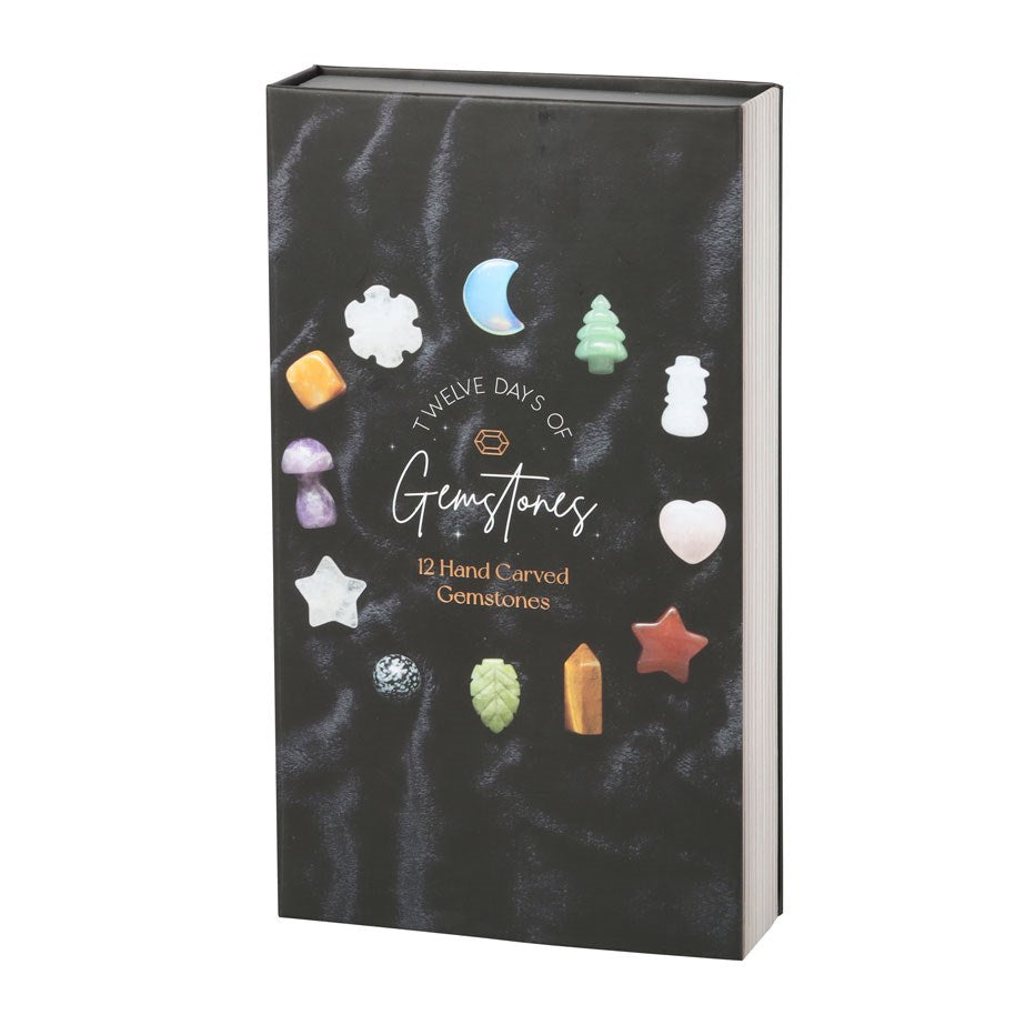 12 Days of Gemstones - Christmas Shaped Crystal Advent Calendar