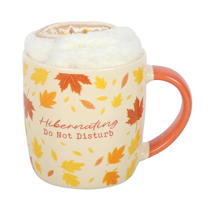 Autumn Hibernation Gift Set | Mug, Fluffy Socks & Eye Mask