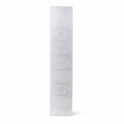 Selenite Chakra Charging Plate Bar - Crystal Nest