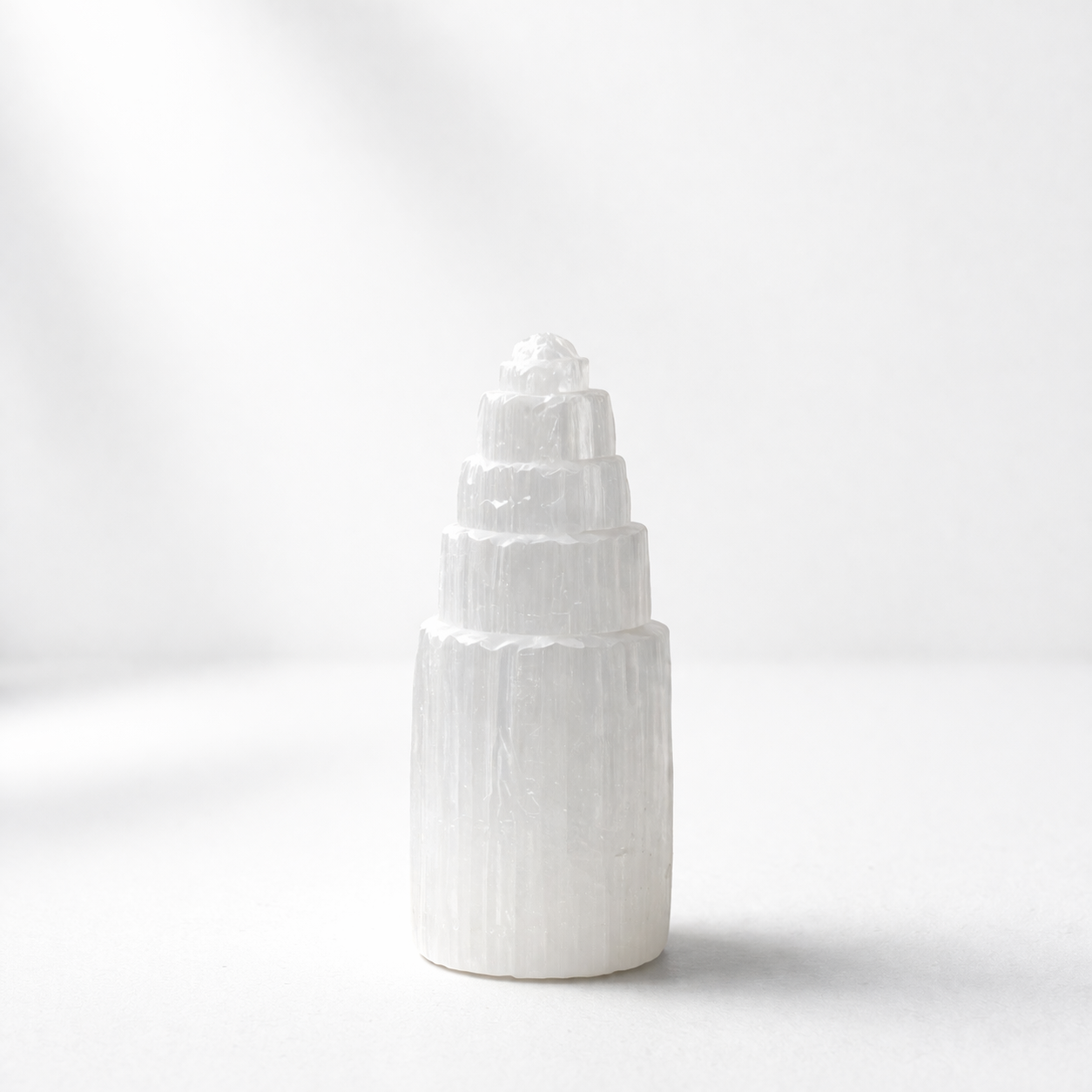 Selenite Tower 10cm - Crystal Nest