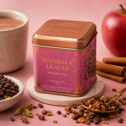 Hot Chocolate Chai Infusion Tea | Caffeine Free Blend (50g Tin)