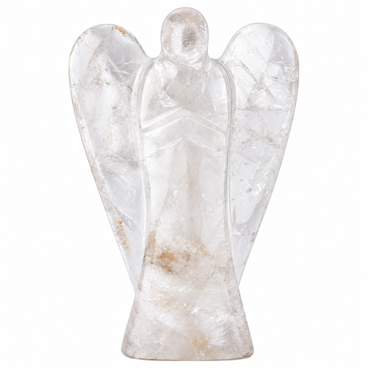 Clear Quartz Crystal Guardian Angel | Extra Large - Crystal Nest