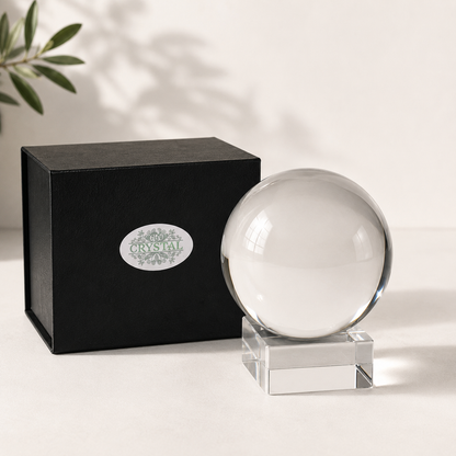 Crystal Ball with Stand - 130mm