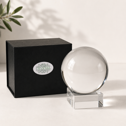Crystal Ball with Stand - 130mm