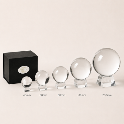 Crystal Ball with Stand - 40mm