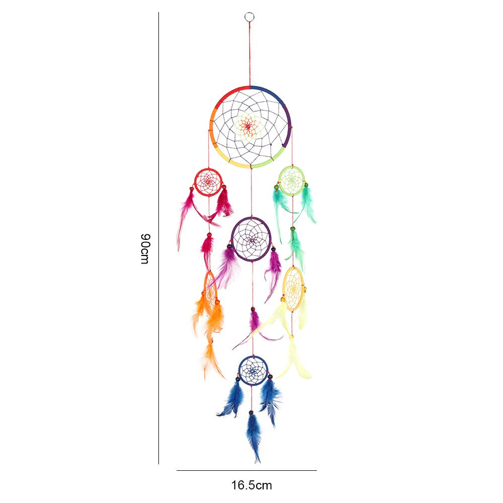 Multi Rainbow Dreamcatcher