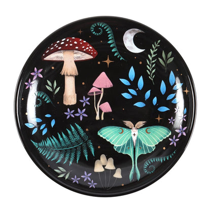 Dark Forest Round Trinket Dish - Crystal Nest