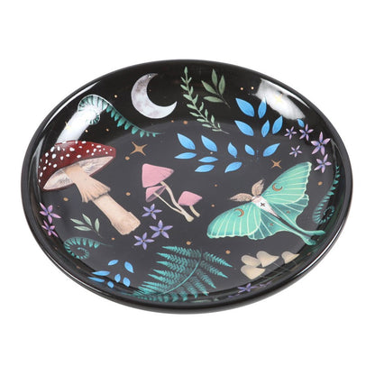 Dark Forest Round Trinket Dish - Crystal Nest