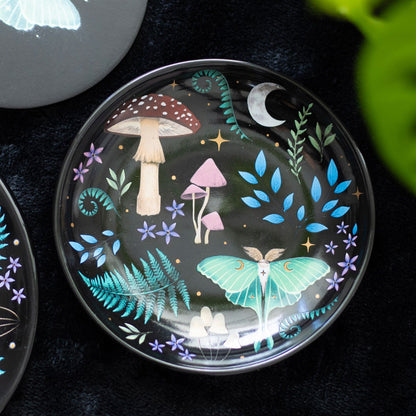 Dark Forest Round Trinket Dish - Crystal Nest