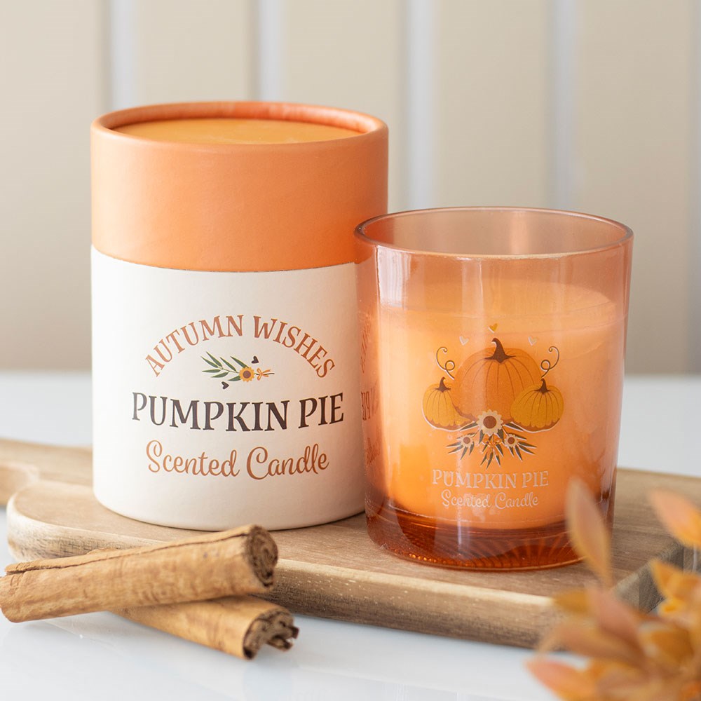 Autumn Wishes Pumpkin Pie Scented Candle