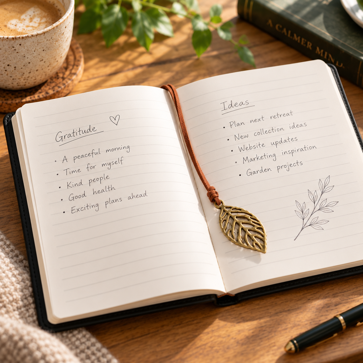 Write & Release Intention Notebook | LCD Cover | Black