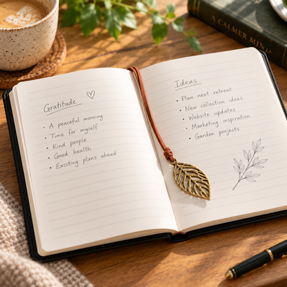 Write & Release Intention Notebook | LCD Cover | Black