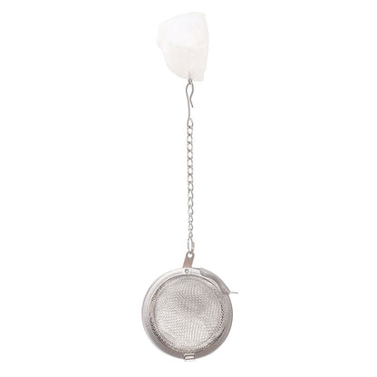 Intuition Double Walled Glass Tea Mug with Aura Crystal Infuser - Crystal Nest