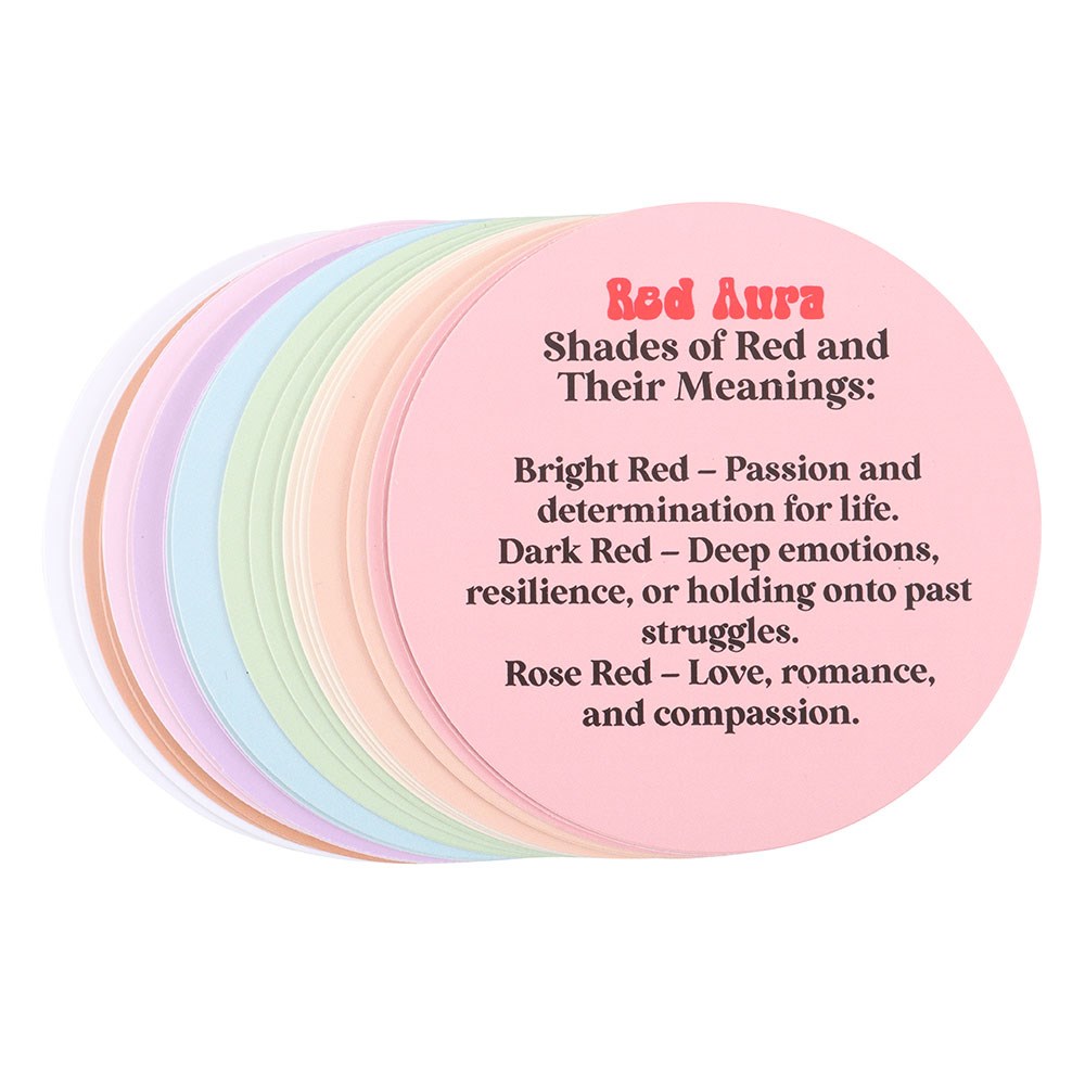 Aura Reading Cards | 36-Card Set for Energy Insight & Spiritual Exploration - Crystal Nest