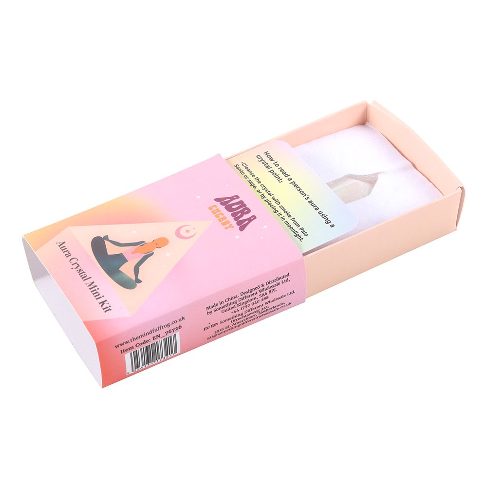 Aura Reading Crystal Point Mini Kit | Energy & Colour Guide Set - Crystal Nest