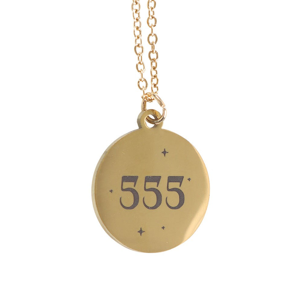 555 Angel Number Necklace – Embrace Change and Transformation