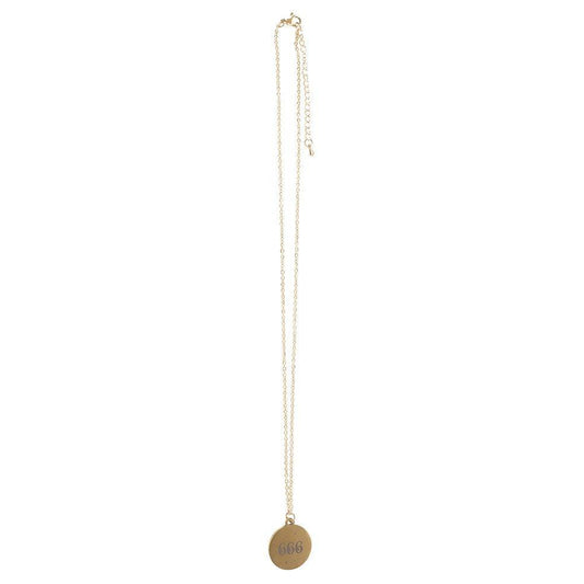 666 Angel Number Necklace - Reflection - Crystal Nest
