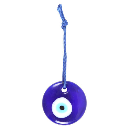 Blue Glass Evil Eye Hanging Talisman Charm | All Seeing Eye Protection