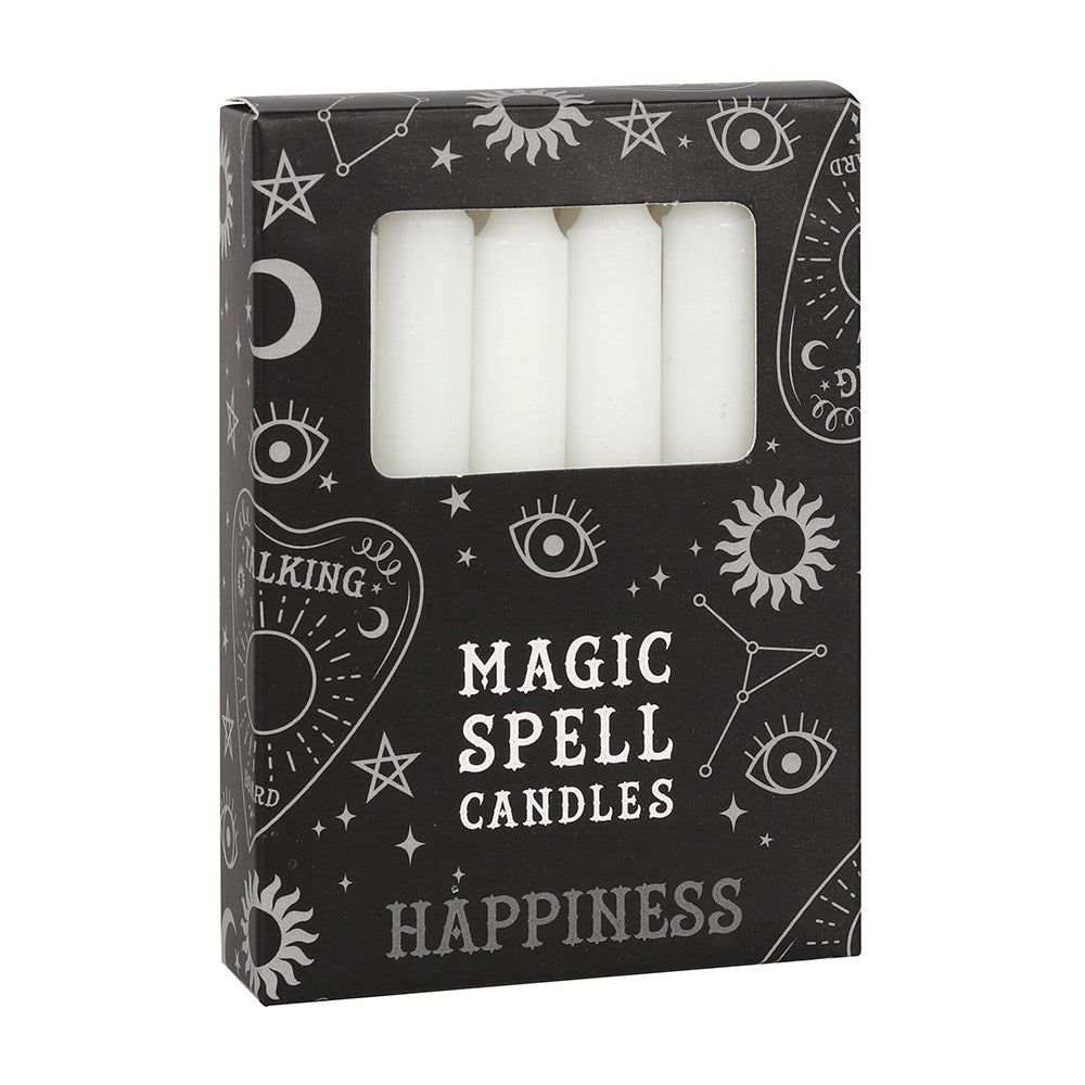 Set of 12 Magic Spell Candles - Happiness