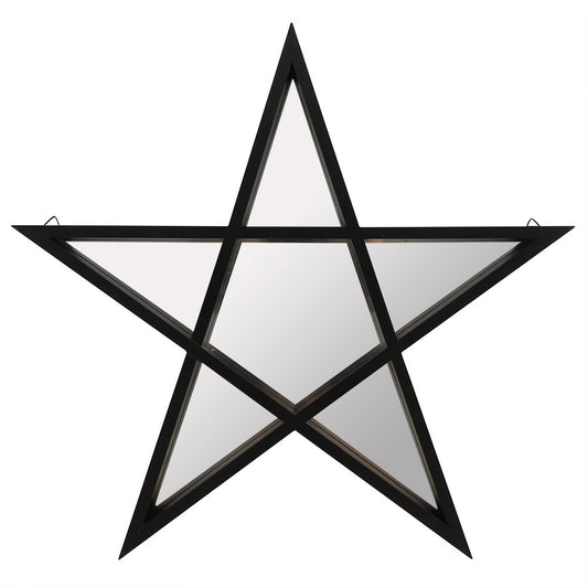 Black Pentagram Mirror | Wall Décor