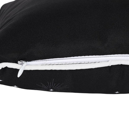 Triple Moon Black Rectangular Cushion 40x25