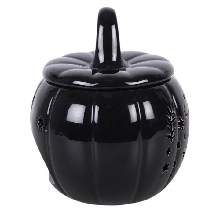Black Folk Pumpkin Oil Burner & Wax Melt Warmer