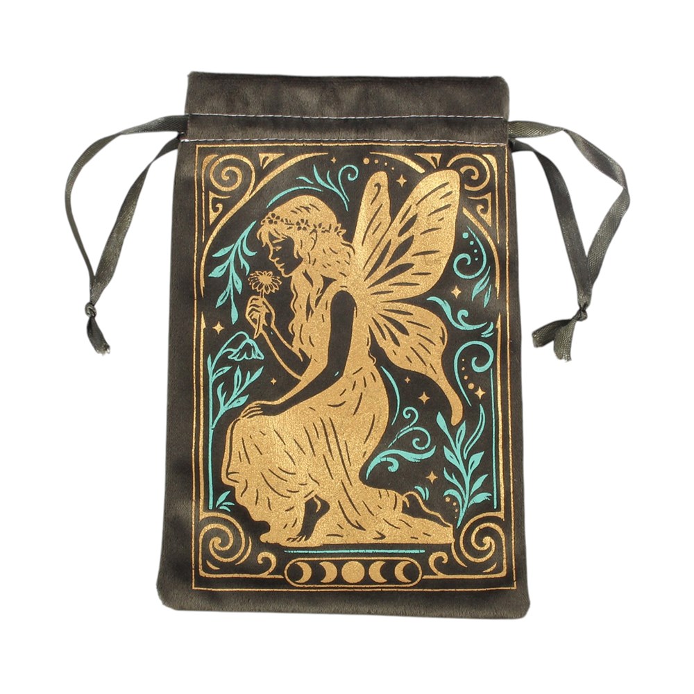 Stardust Fairy Velvet Drawstring Pouch | Tarot & Crystal Storage